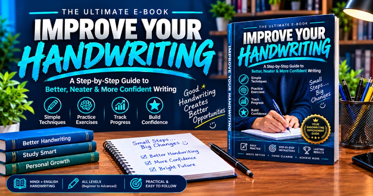 ✍️ Improve Your Handwriting – Hindi & English 📚✨