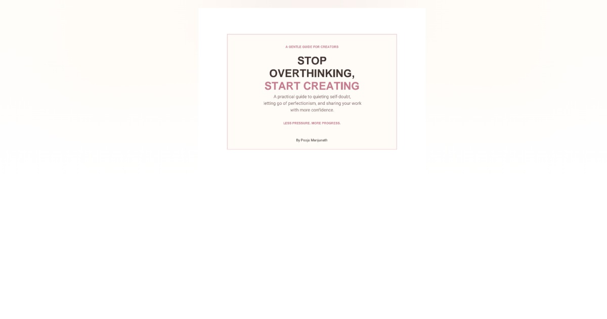 A GENTLE GUIDE FOR CREATORS, image 2