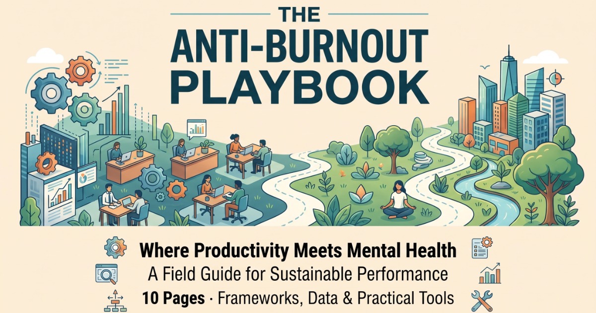 The Anti-burnout Playbook by Dr Phoenix Creates