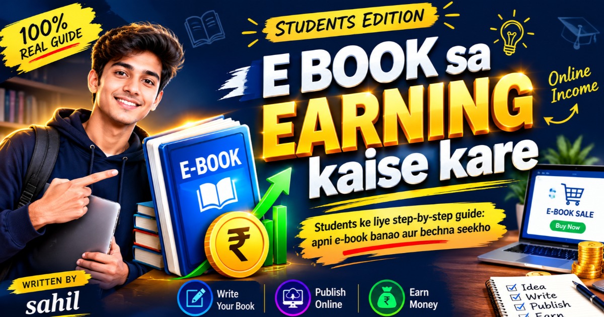 📚 E-book Se Earning 💰 🔥 Apni Digital Book Banao 💻 Online Selling Sikho 👇 Get Your E-book