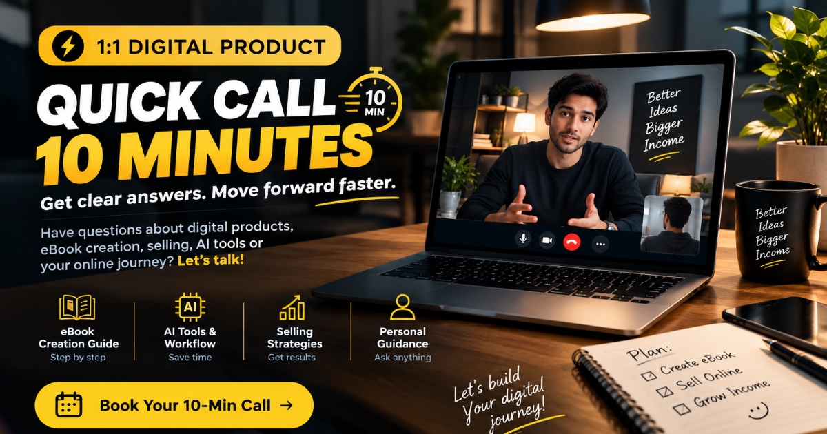 1:1 Digital Product Quick Call