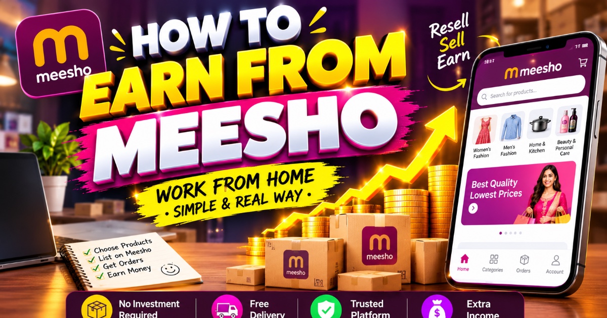 Earn money from Meesho