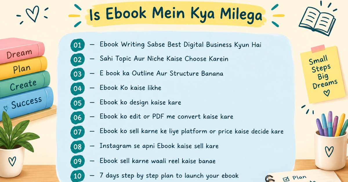 Apni peheli E book banane or sell karne ki guide β image 2