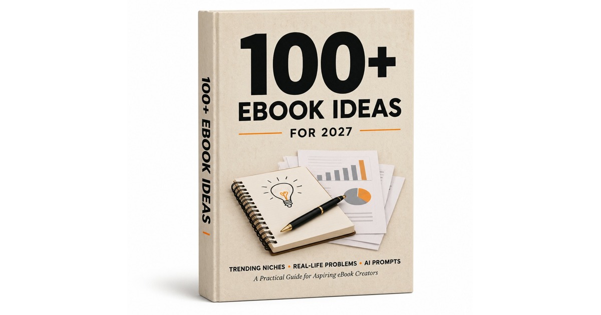 100+ eBook Ideas For 2027