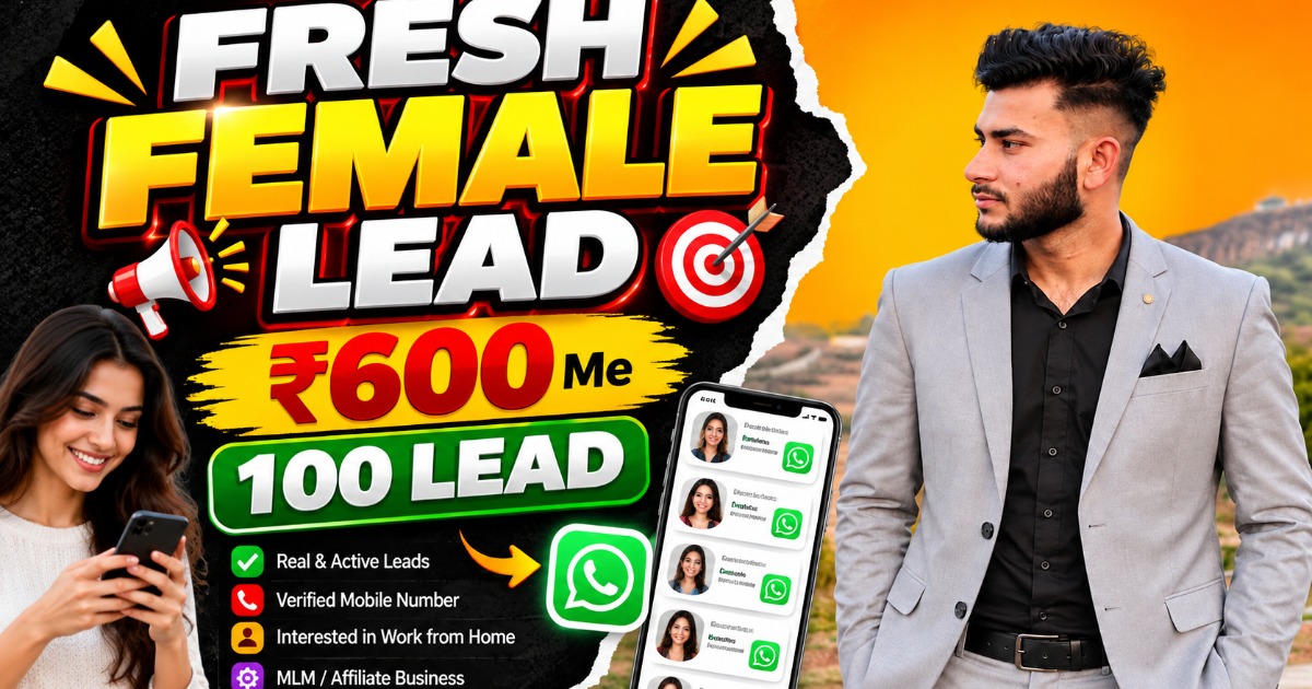 📲 Work From Home Interested Leads – 100 Leads Sirf ₹600 Mein, image 2