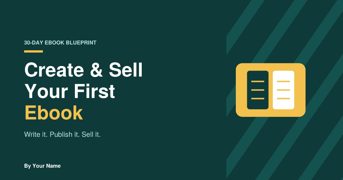 Create & Sell Your First Ebook, image 2