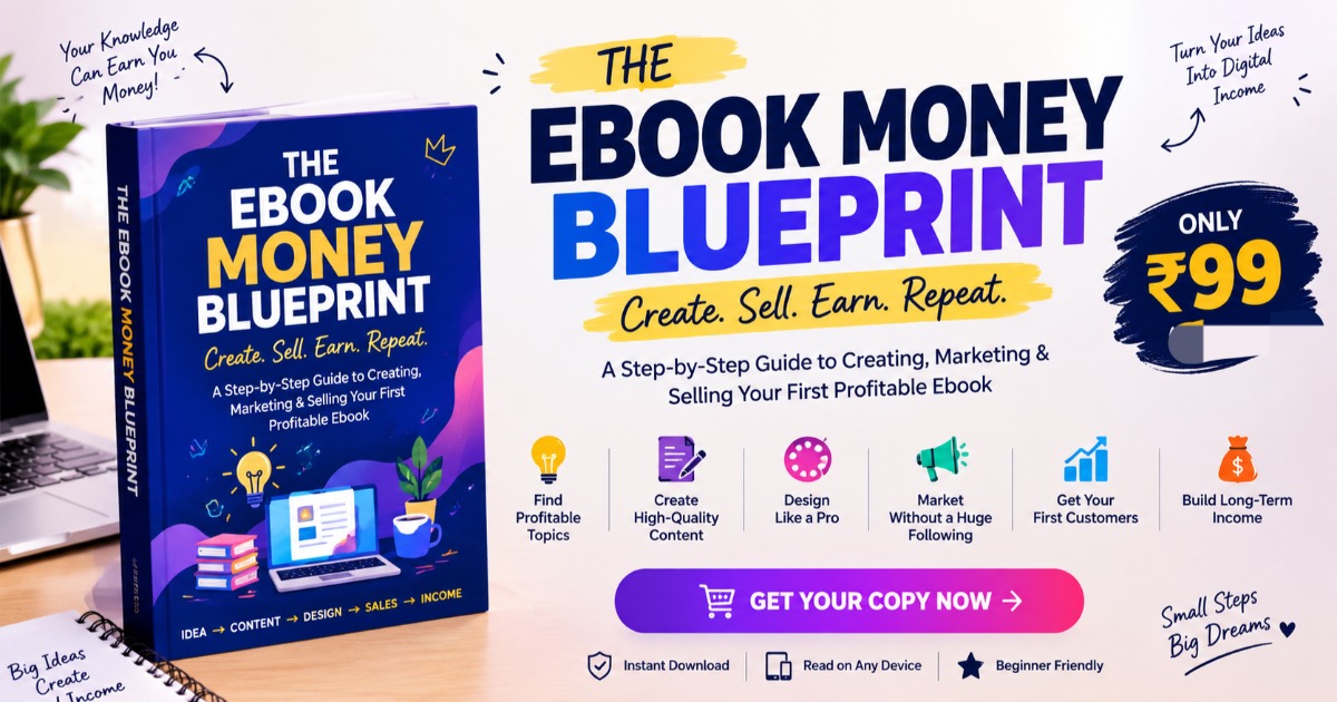 The Ebook Money Blueprint – Create, Sell & Earn From Your First Ebook