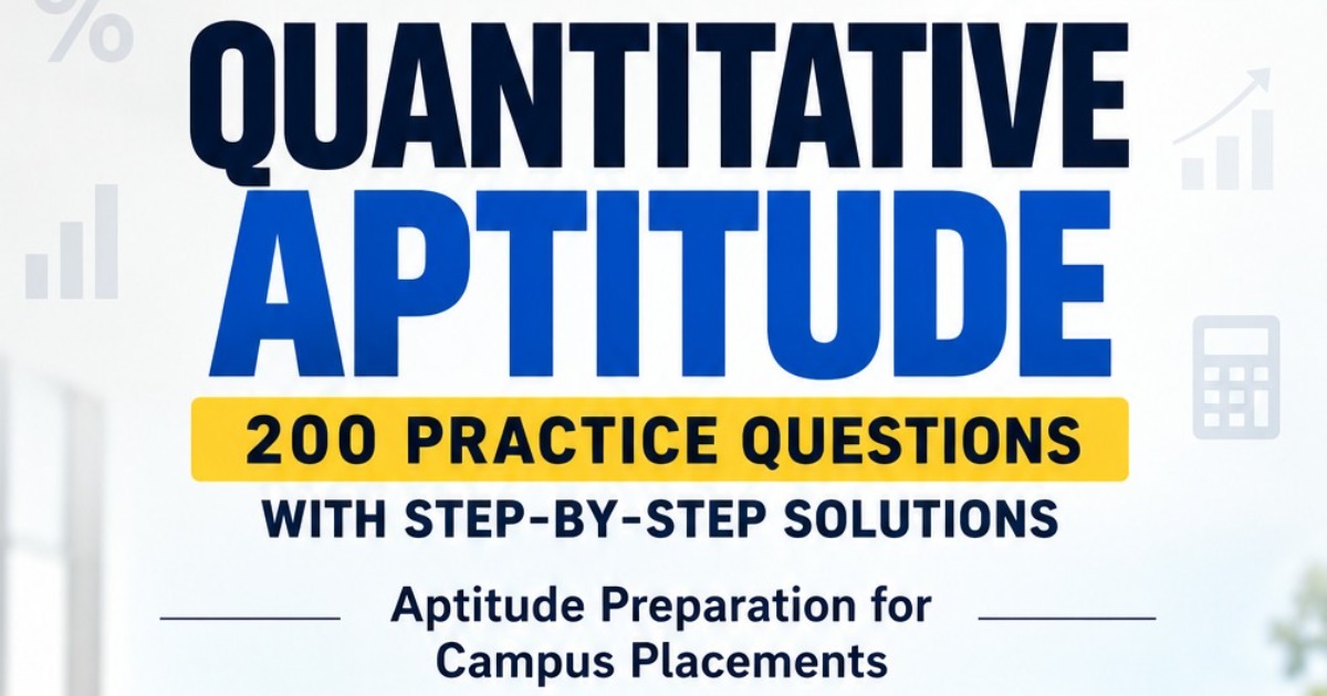 Quantitative Aptitude Question Bank
