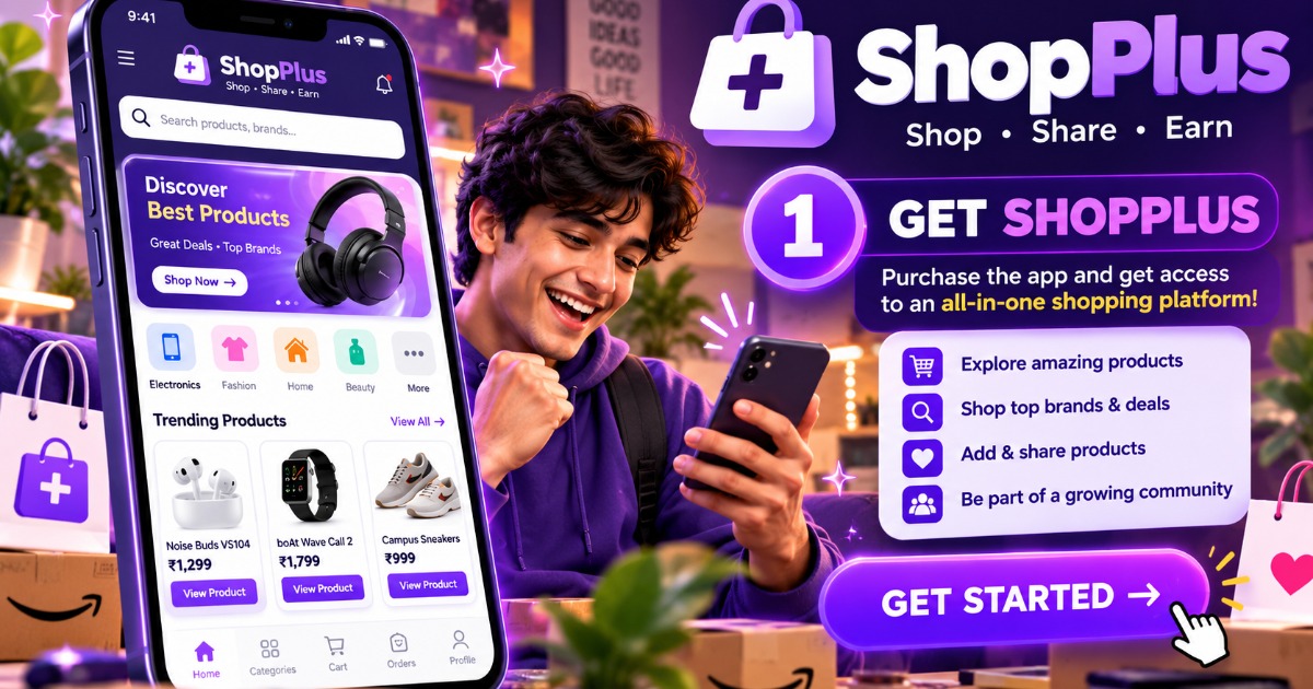 ShopPlus β Shop, Share & Earn | Your Smart Shopping & Rewards App, image 2