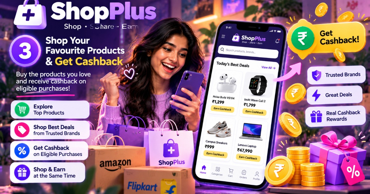 ShopPlus β Shop, Share & Earn | Your Smart Shopping & Rewards App, image 4