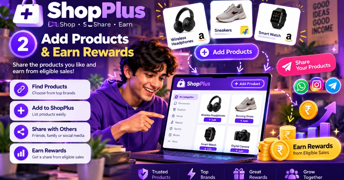 ShopPlus β Shop, Share & Earn | Your Smart Shopping & Rewards App, image 3