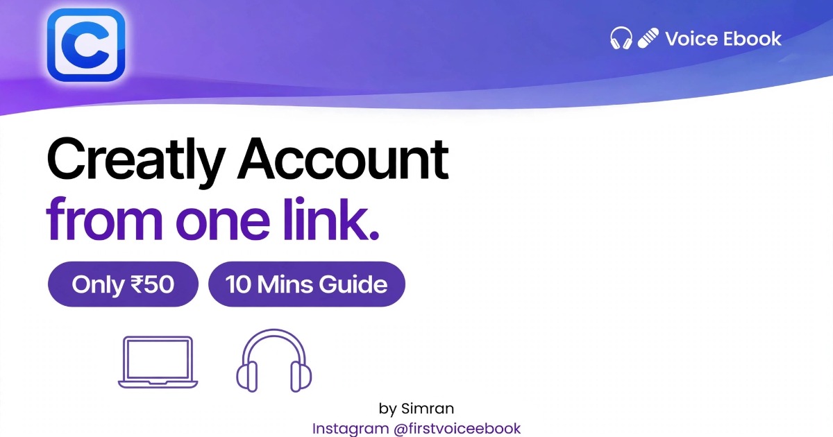 Creatly Account From One Link - 5 Easy Steps Voice Guide