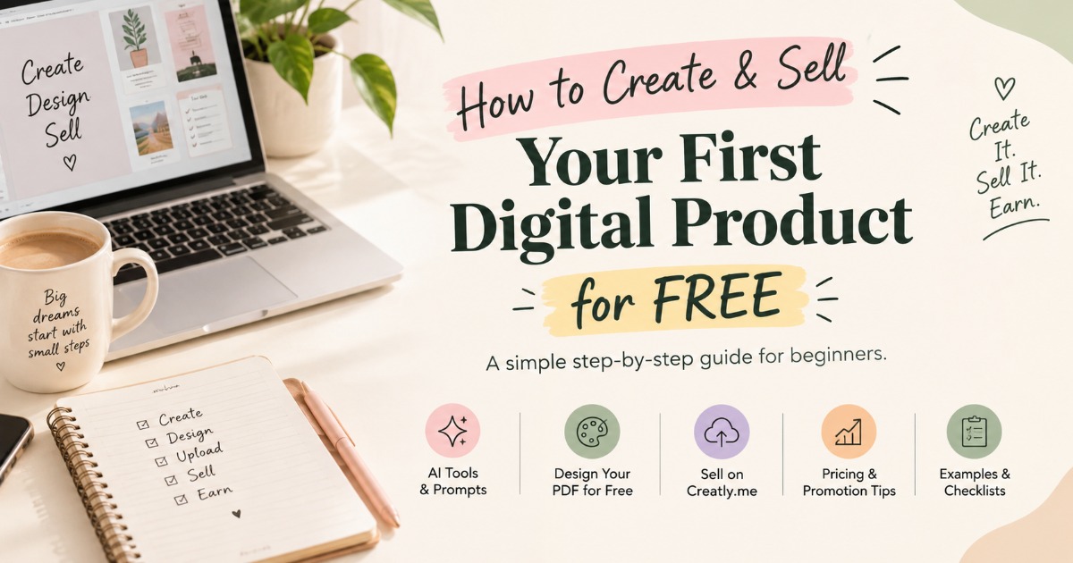 How to Create & Sell Your First Digital Product | Beginner’s Guide