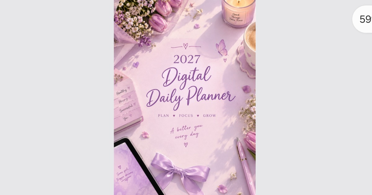 2027 Digital Daily Planner
