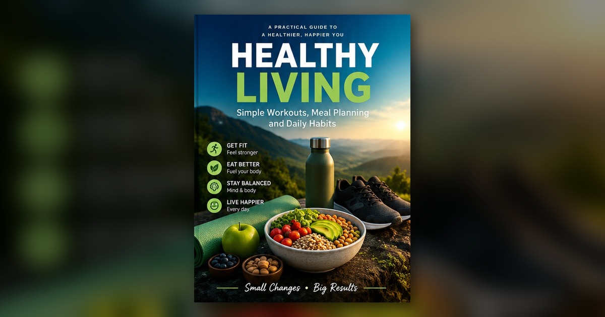 Healthy Living: Simple Workouts, Meal Planning & Daily Habits