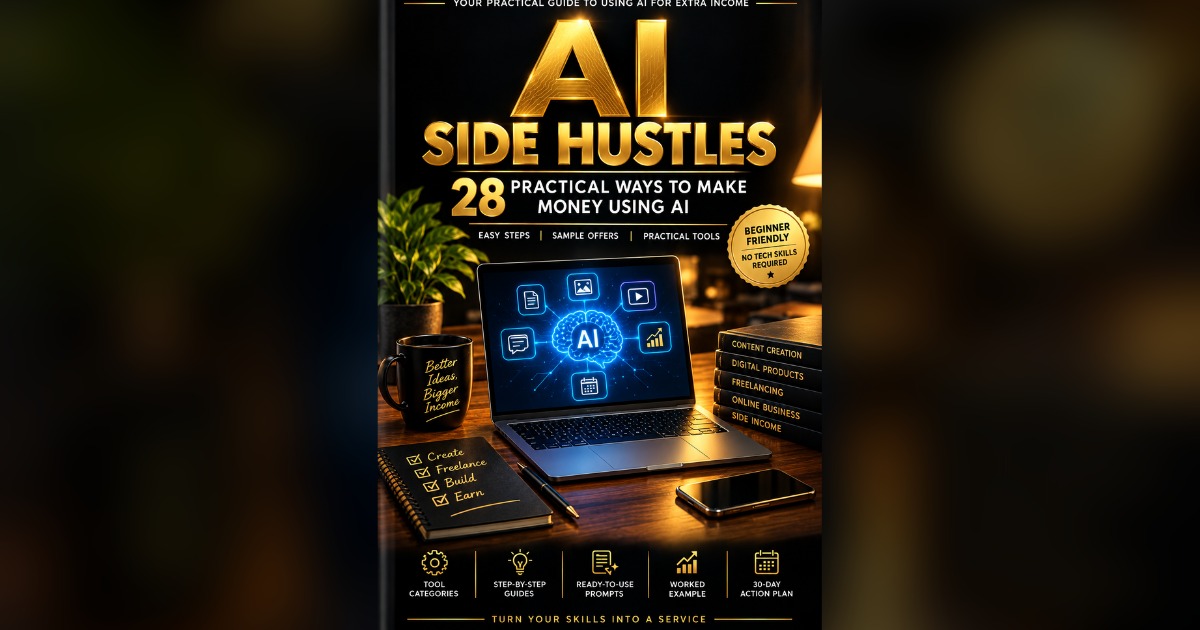 28 AI Side Hustles for Beginners (No Tech Skills)