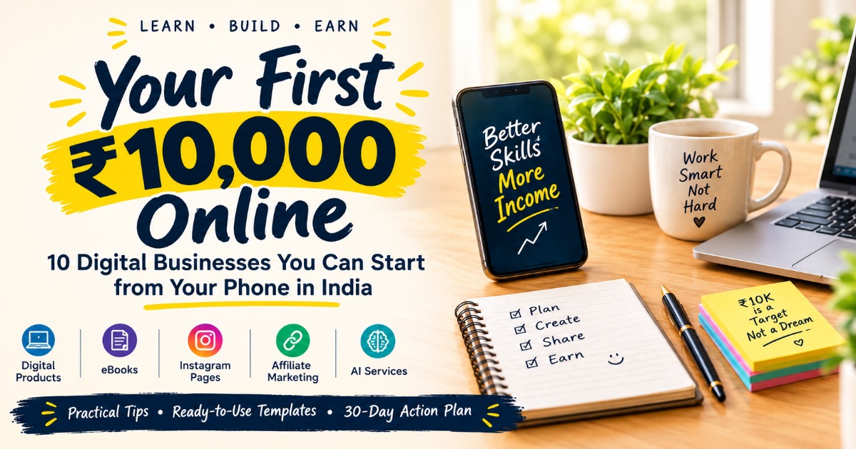 Your First 10000 online :₹10000 Digital Businesses from your phone (India ), image 2