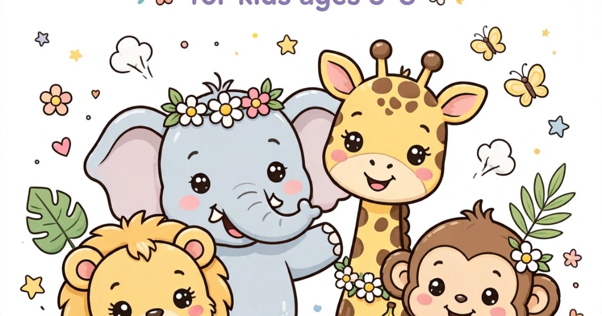Kids colouring books