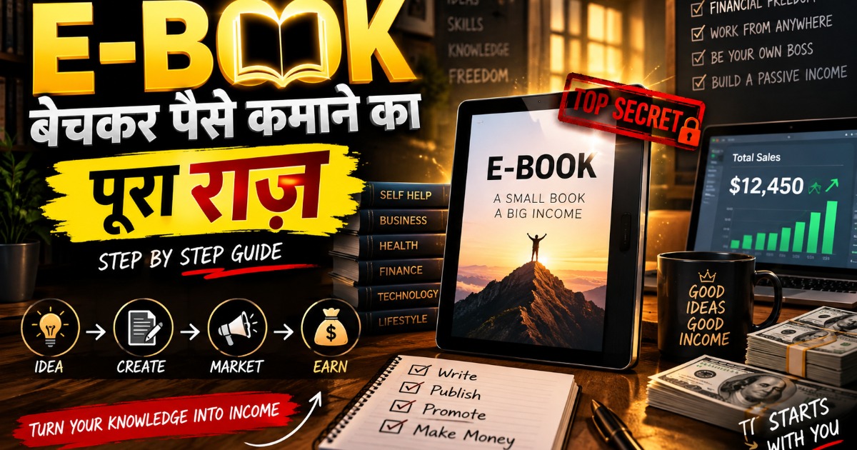 🔥 Ebook Online बेचकर पैसे कमाने का Pura Secret