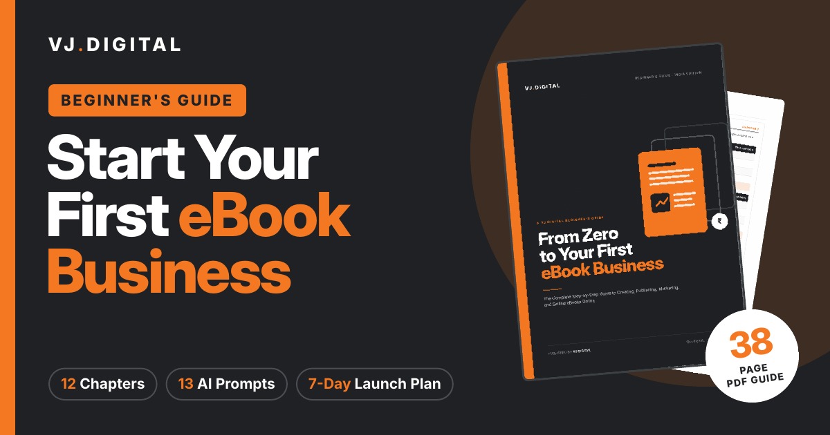 From Zero to Your First eBook Business - Beginner’s Guide