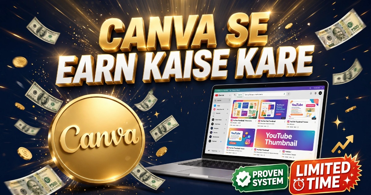 Canva Skills Se ₹10,000+ Kaise Kamaye