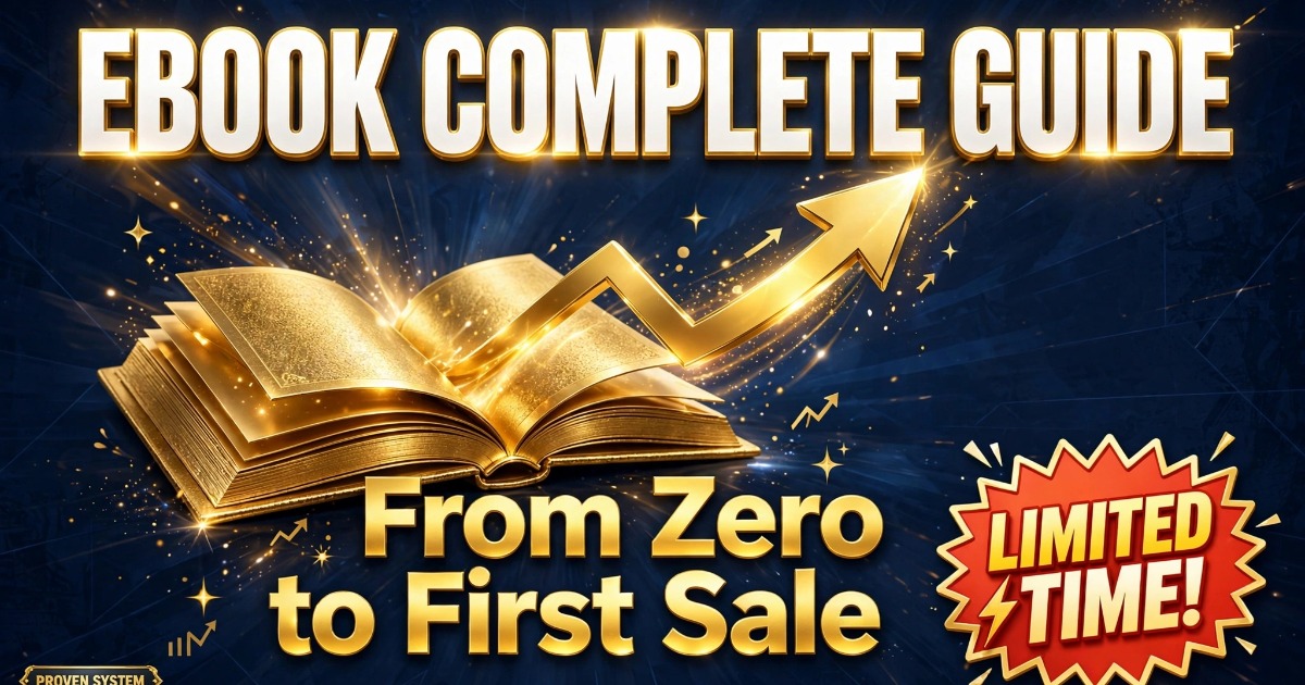 How to make and sell your first ebook