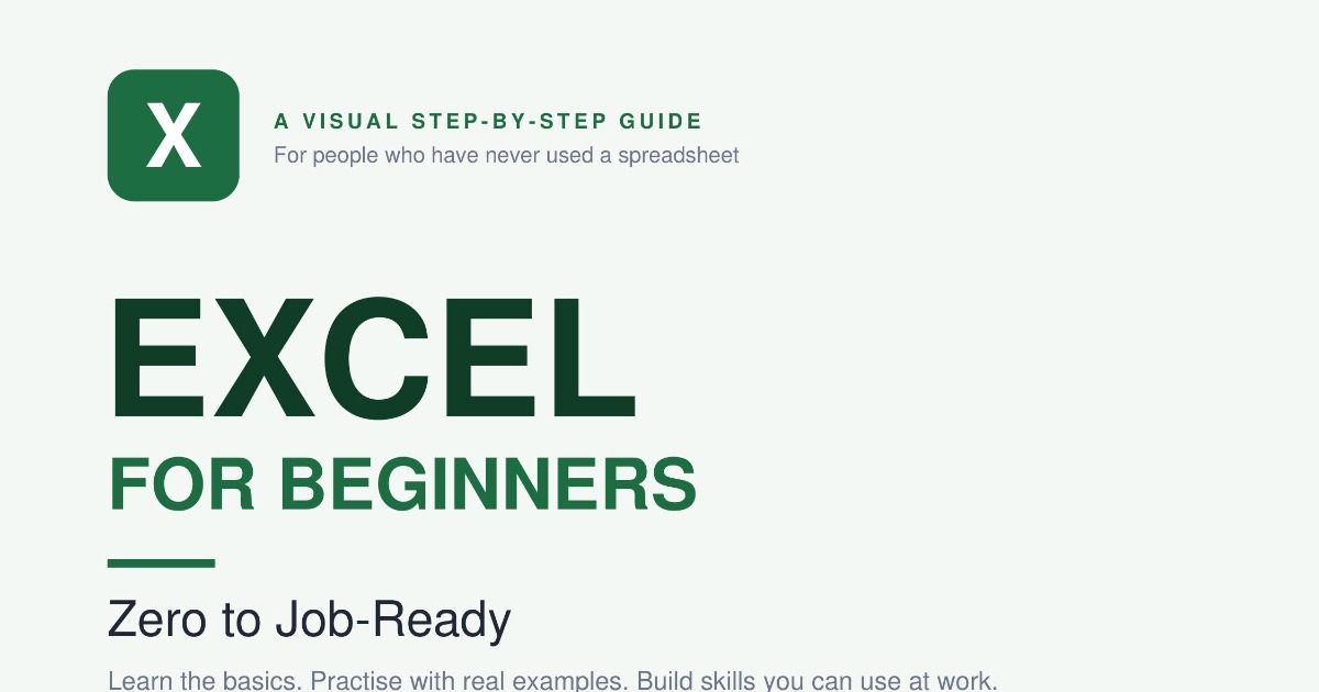 Excel for beginners, image 5