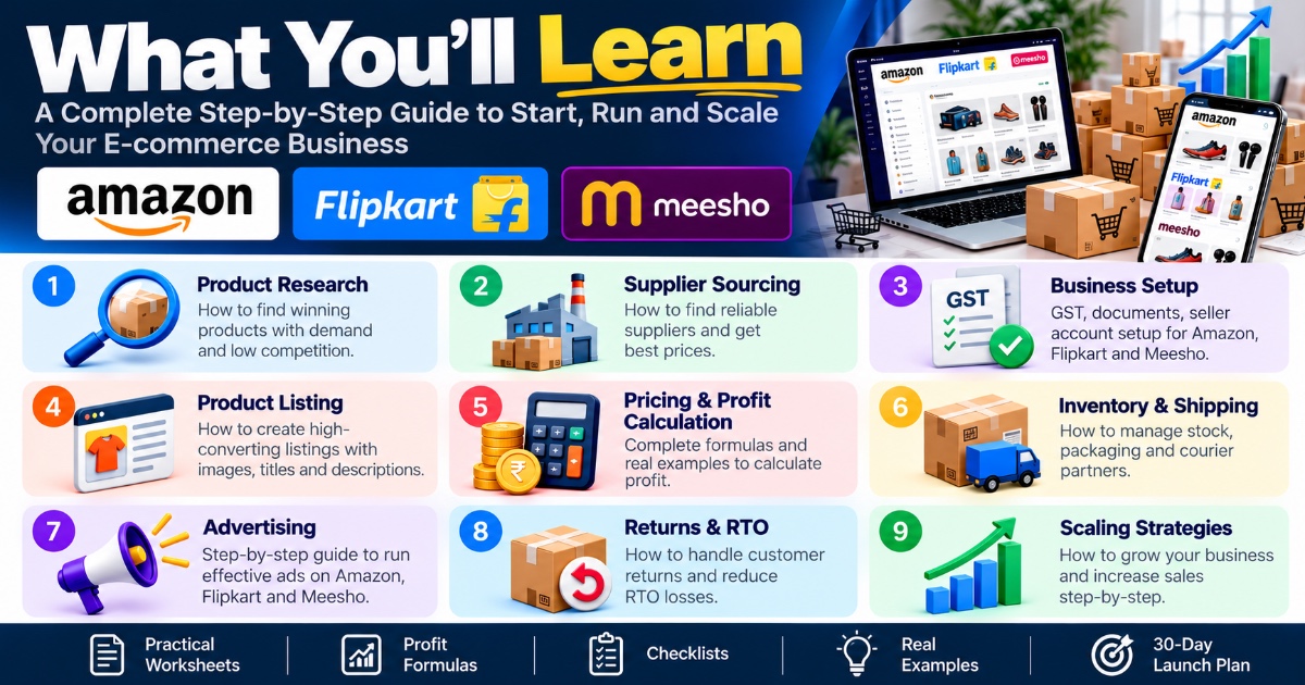 The E-commerce Business Playbook — Amazon, Flipkart & Meesho, image 2