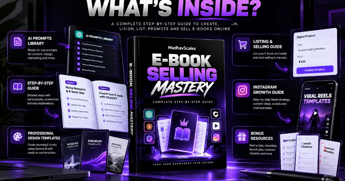 E-book Selling Mastery : Ai से E-book बनाने और बेचने का Guide, image 2
