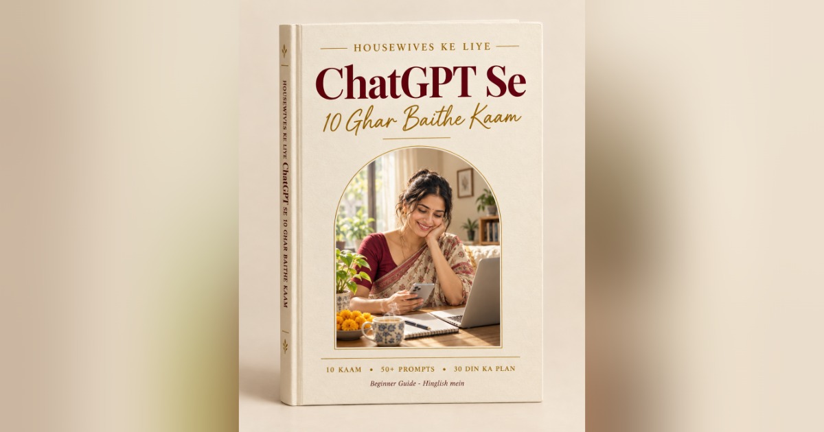 ChatGPT Beginner Guide for Housewives & Moms