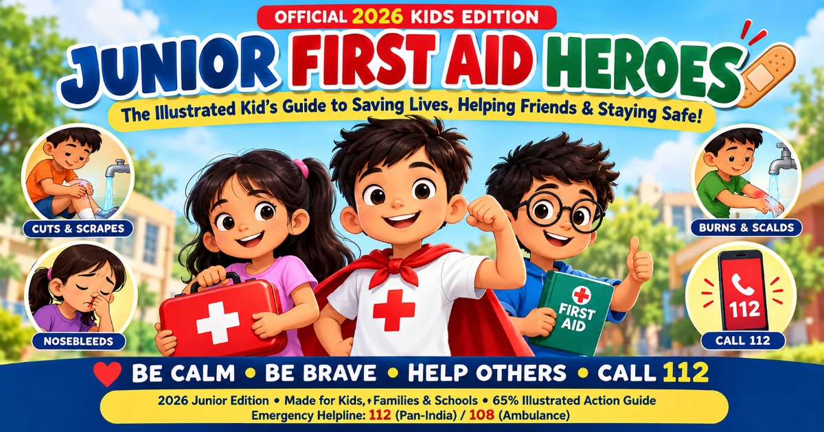 Junior First Aid Heroes: The Illustrated Kids' Guide to Saving Lives (2026 Edition)