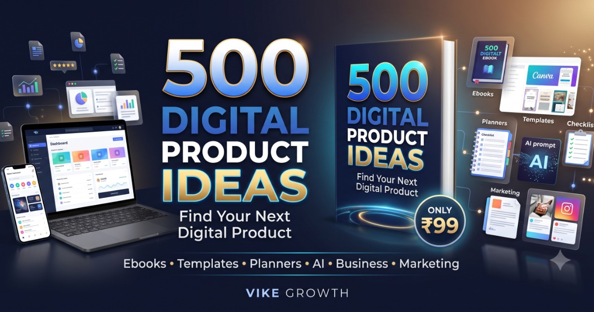 500 Digital Product Ideas to Sell Online