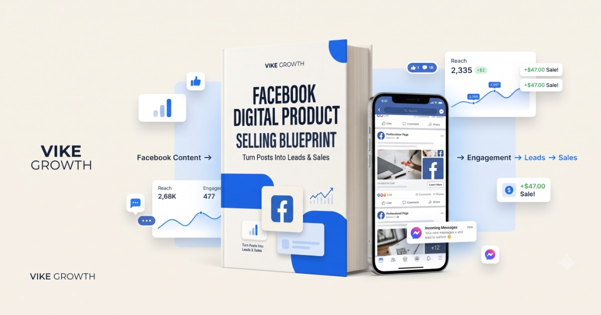 Facebook Digital Product Selling Blueprint – Turn Posts Into Sales