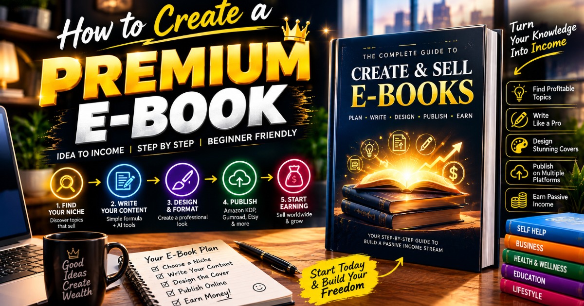 ✨ How to Create a PREMIUM E-BOOK |