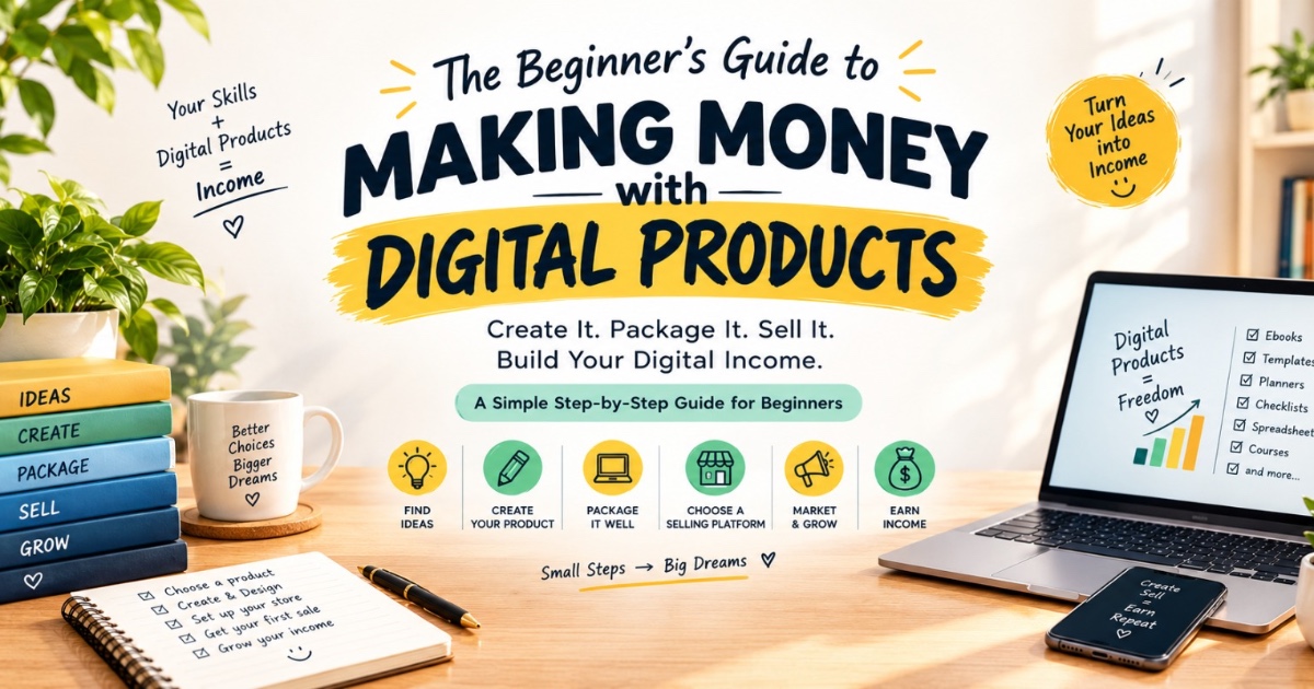 The Beginner's Guide to Making Money with Digital Products