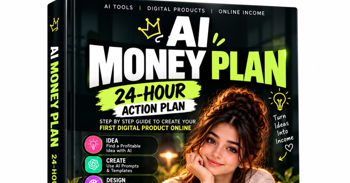 AI Money Plan — 24-Hour Action Plan | Beginner’s Guide to Digital Products, image 2