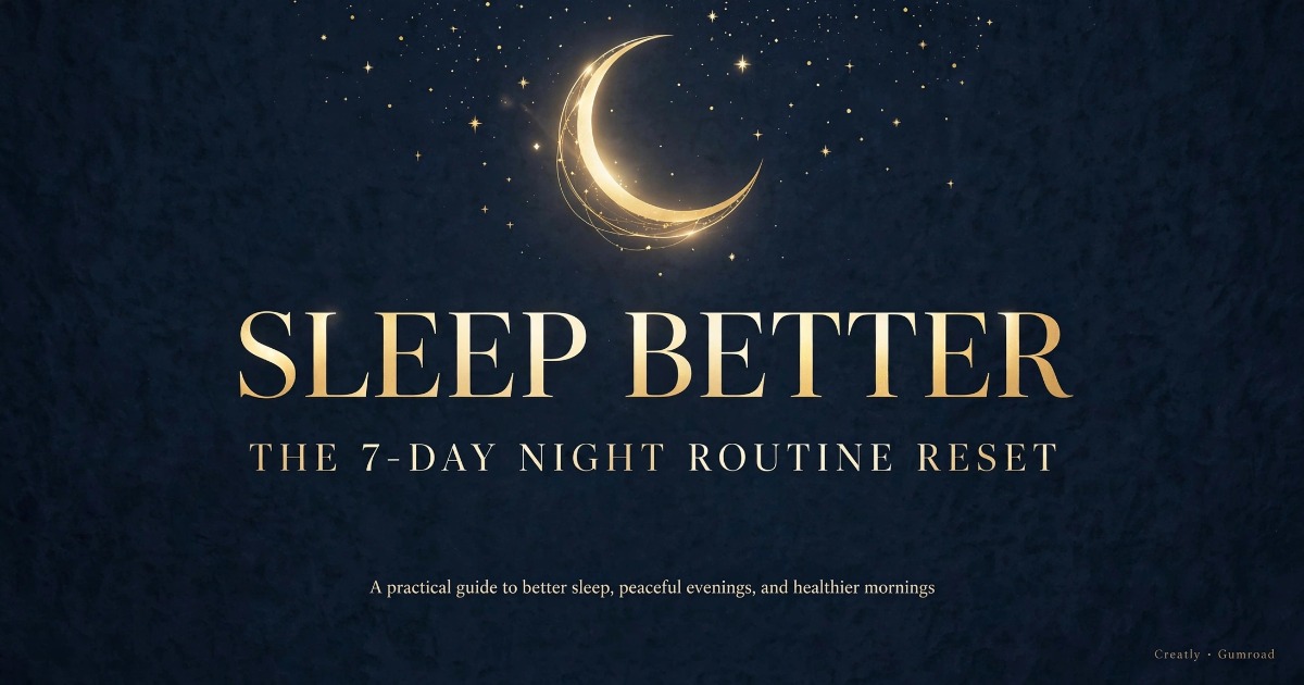 Sleep Better: The 7-Day Night Routine Reset
