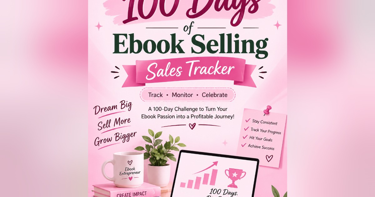 Track 100days of ebook selling