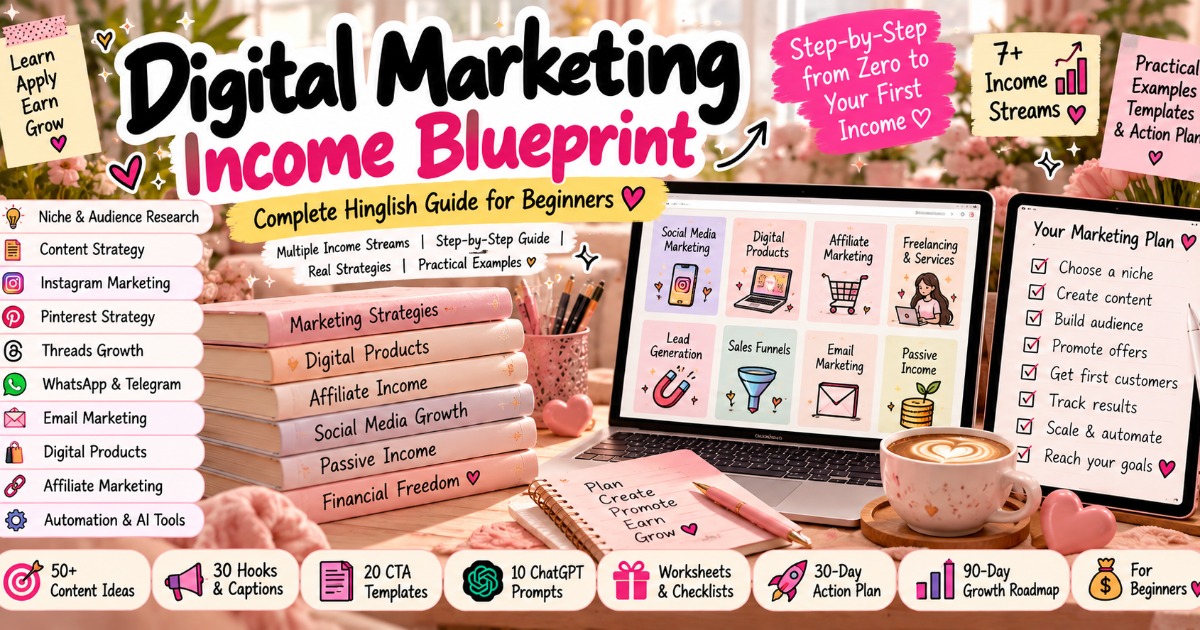 Digital marketing income blueprint