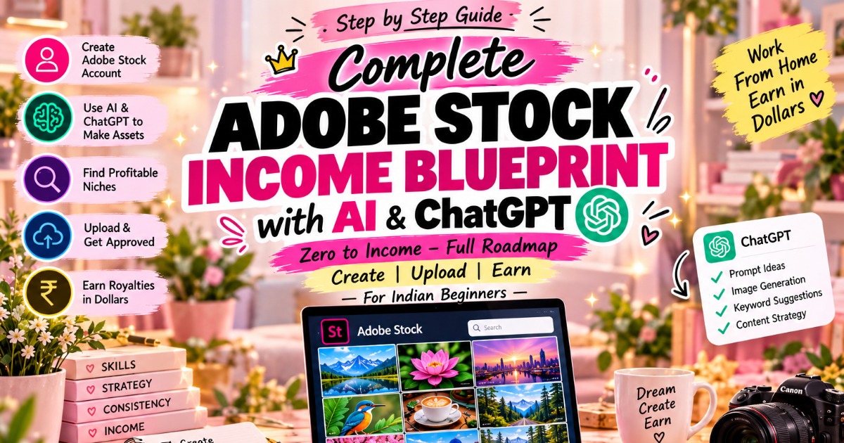 Adobe stock income blueprint