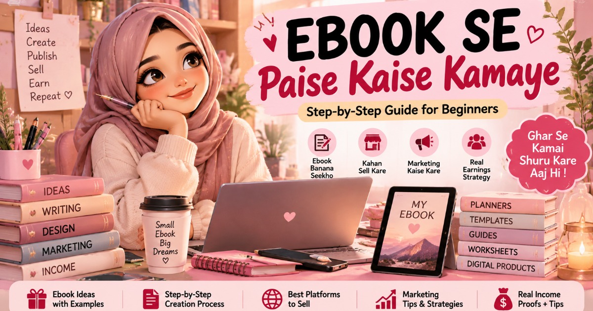 Ebook se paise kaise kamaye