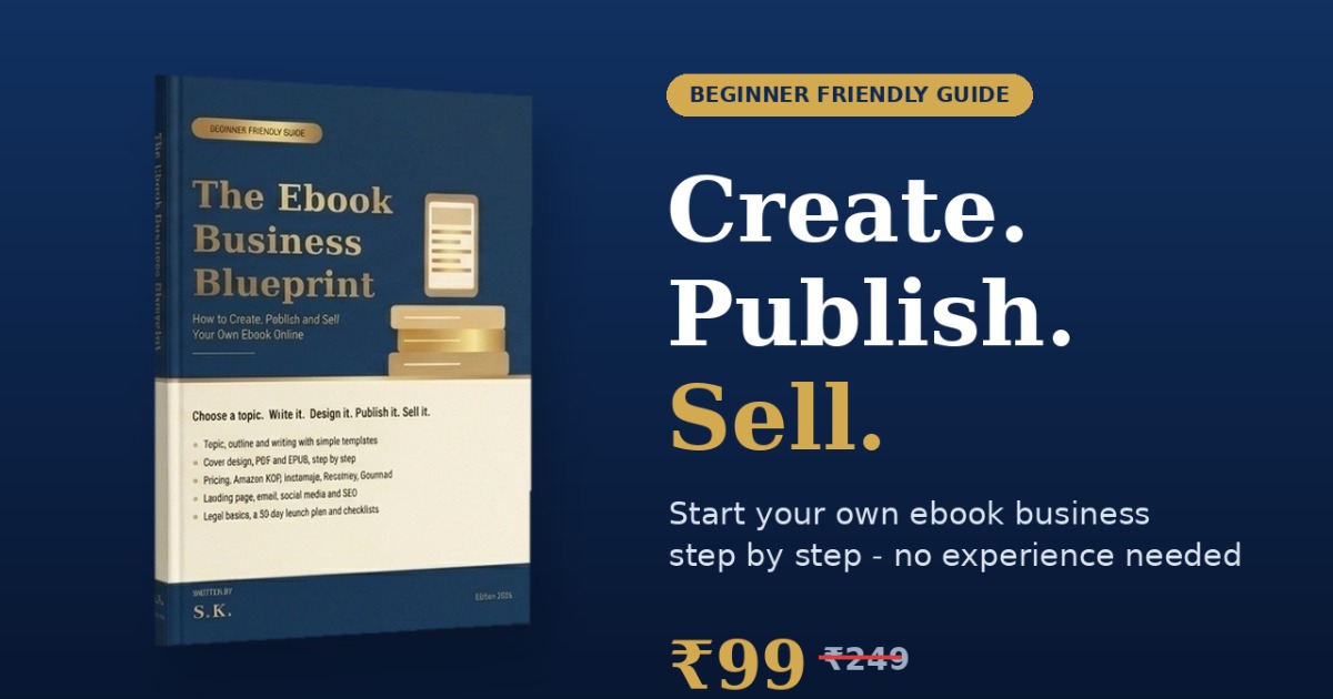 The Ebook Business Blueprint : Apni Ebook Banao, Publish Karo aur Online Becho, image 2
