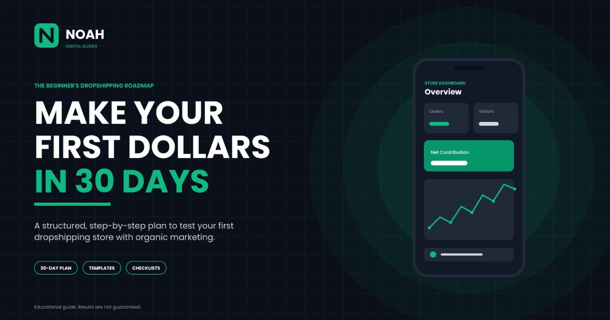 Make Your First Dollars in 30 Days