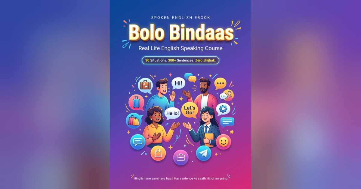 Bolo Bindaas: Real Life English Speaking Course, image 2