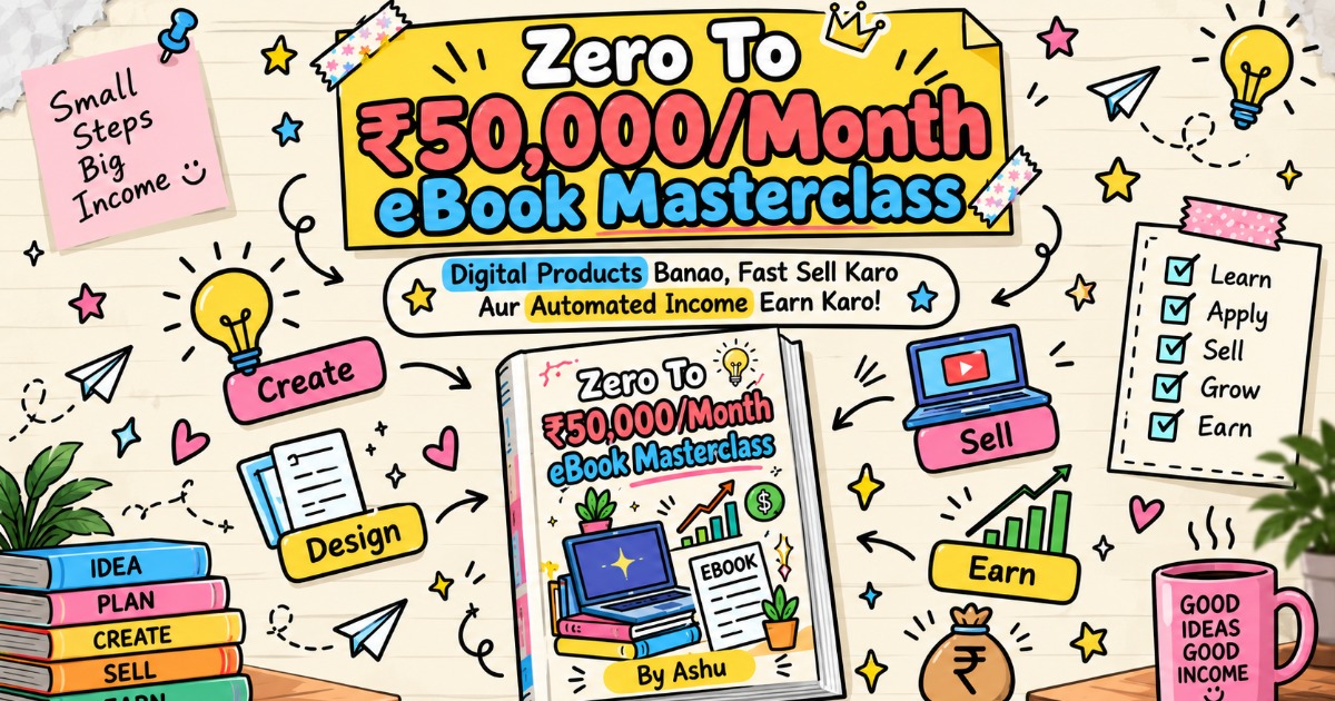 Zero To βΉ50,000/Month: eBook Masterclass
