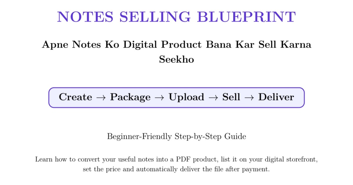 Notes Selling Blueprint 2026 |, image 2