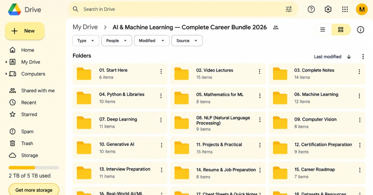 🚀 AI & MACHINE LEARNING COMPLETE CAREER BUNDLE 2026 🚀🔗, image 2