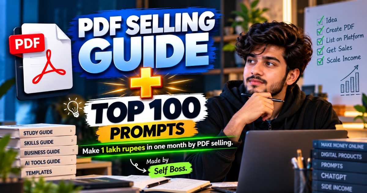 PDF Selling Top 100+ Prompts