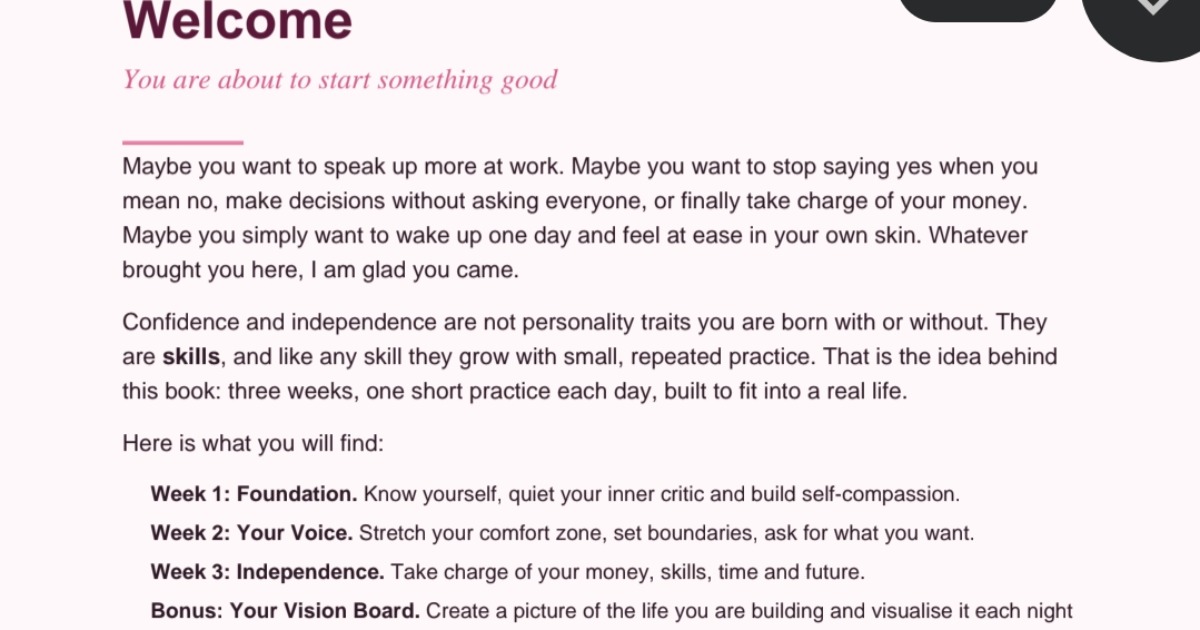 21 days to become a confident & independent women, image 5