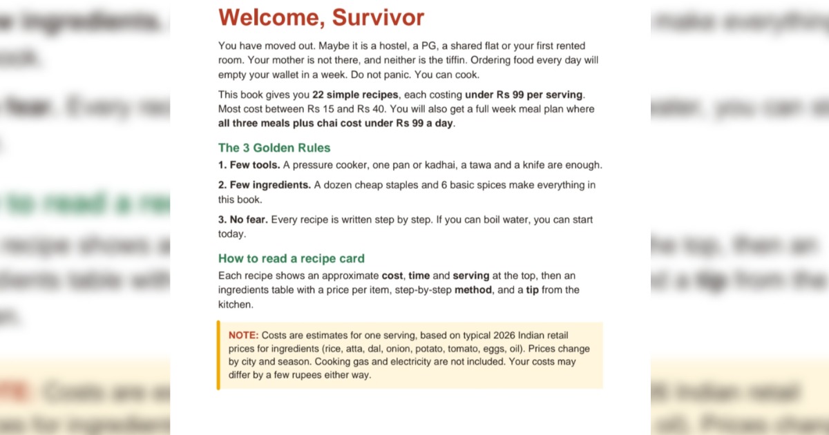 BACHELOR 99 SURVIVAL COOKBOOK, image 4
